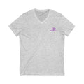 Comfortable Unisex V-Neck Tee with Sporty Logo