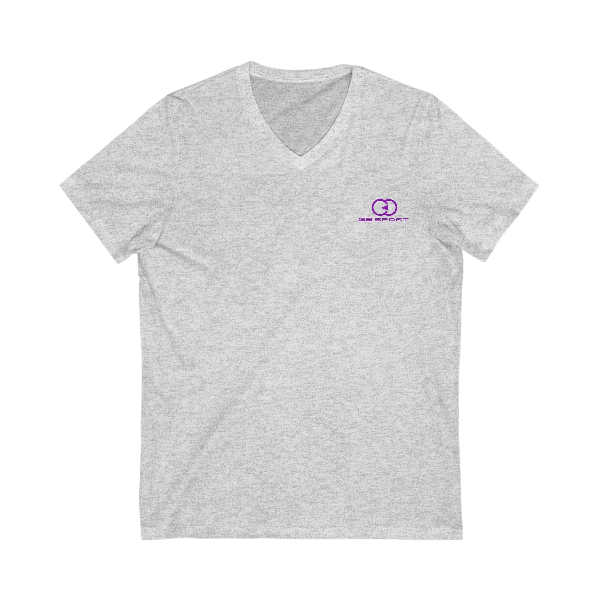 Comfortable Unisex V-Neck Tee with Sporty Logo