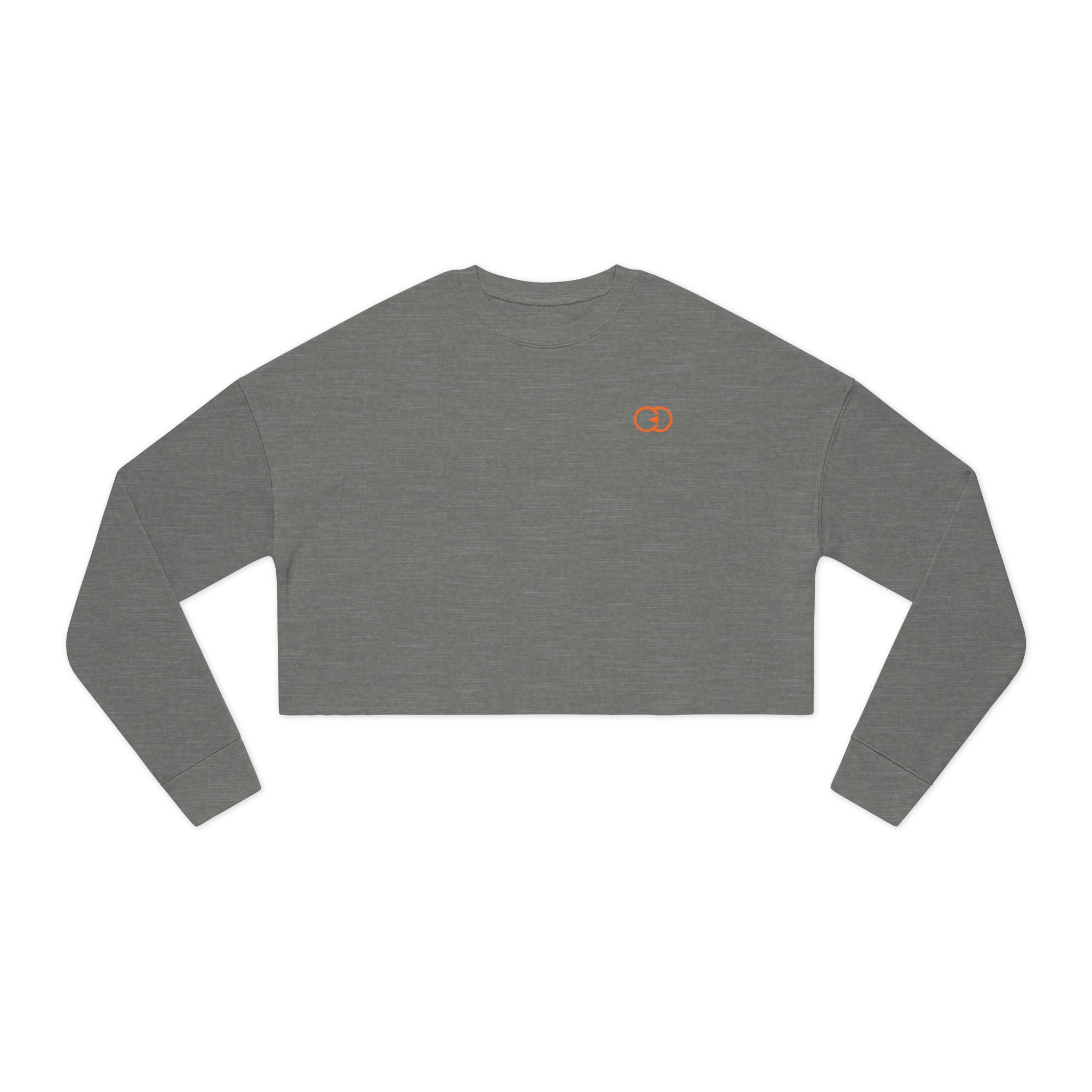 Casual Women's Cropped Sweatshirt - Trendy Comfort for Everyday Wear