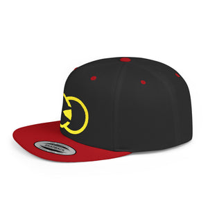 Vibrant Yellow Embroidered Flat Bill Snapback Hat - Stylish Urban Accessory - G8 Sport