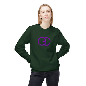 Unisex Softstyle Fleece Crewneck Sweatshirt - Modern Purple Design - G8 Sport