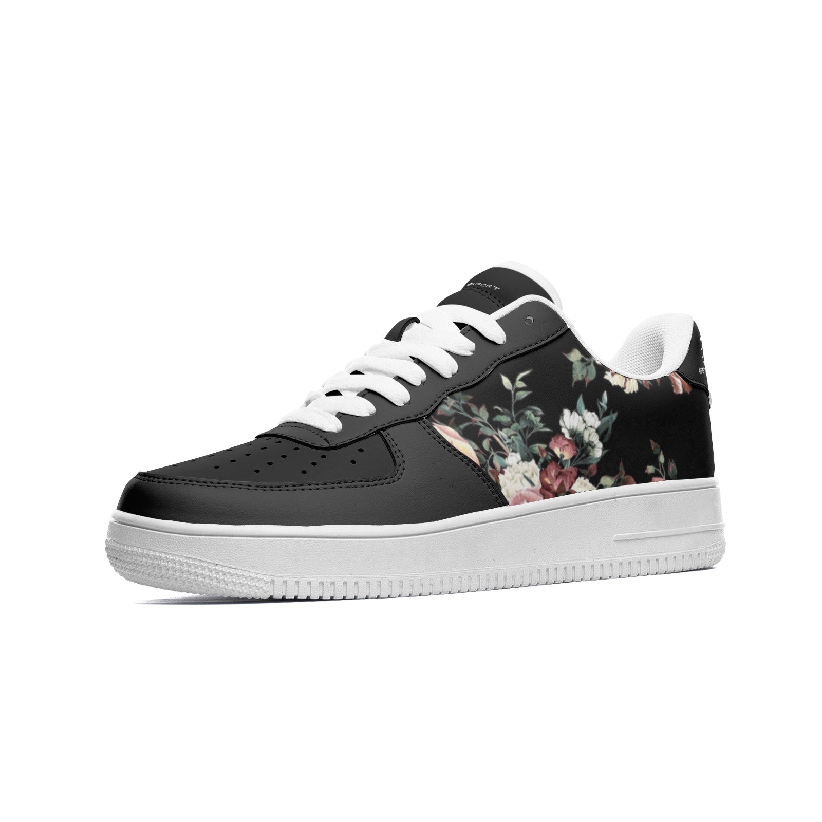 Walk Bold, Run Free, Live Stylish Unisex Low Top Leather Sneakers