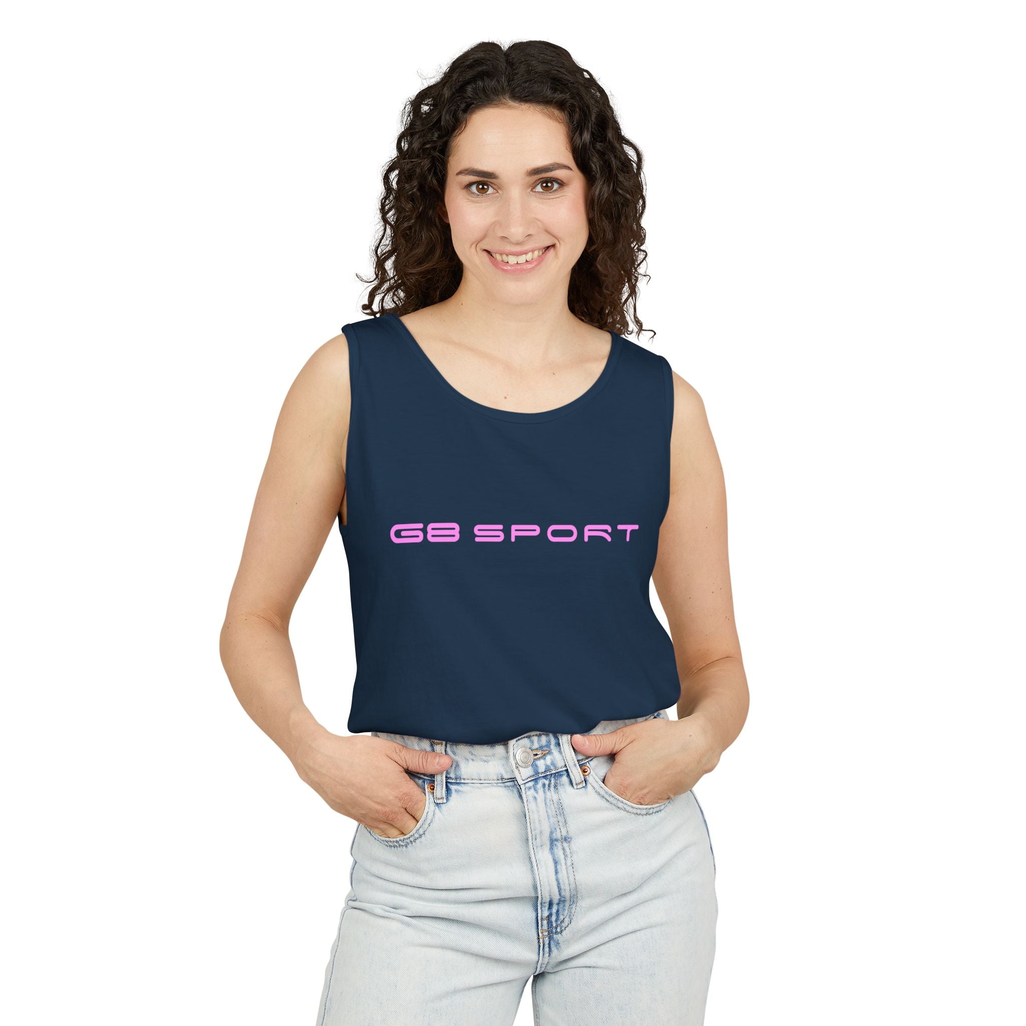 GB Sport Unisex Garment-Dyed Tank Top - Casual Summer Wear