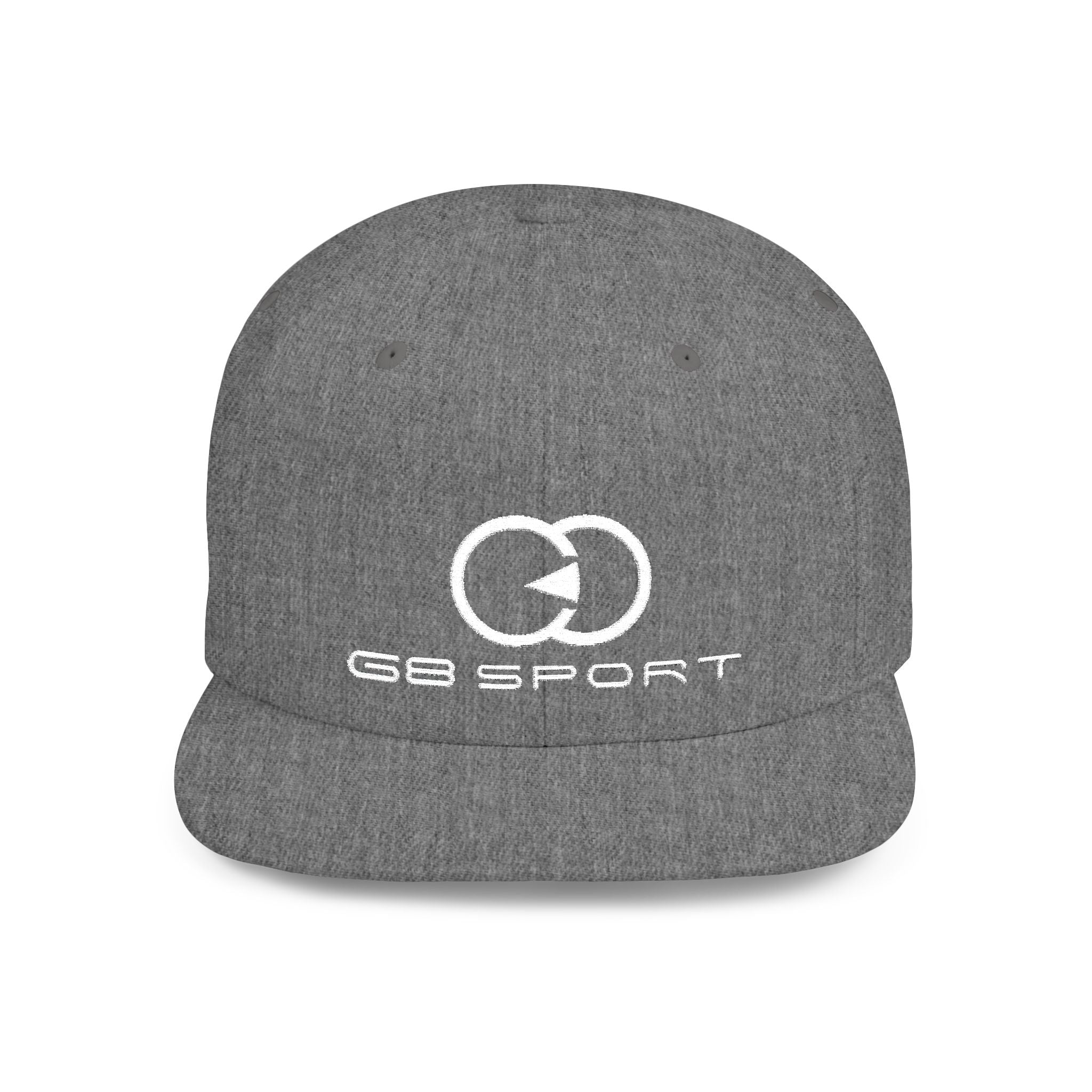 Stylish Flat Bill Snapback Cap - G8 Sport Logo