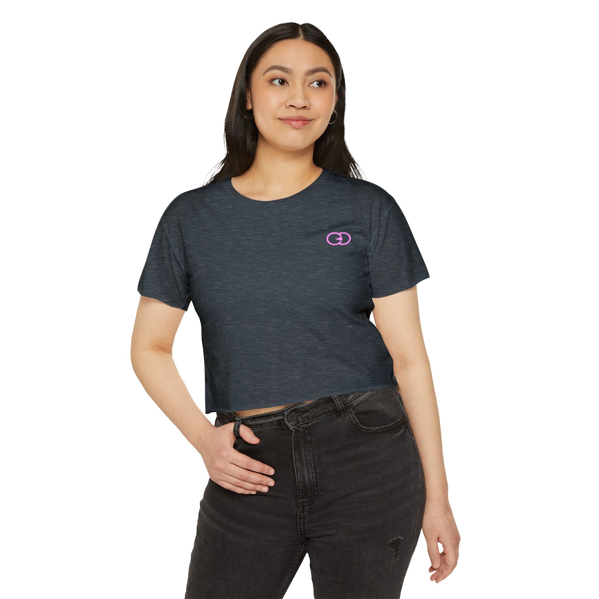 Women's Festival Crop Top - Trendy Summer Tee for Music Events & Outdoor Gatherings