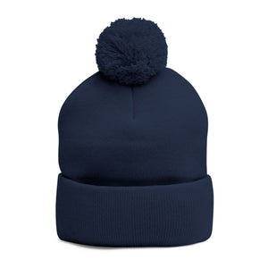 Cozy Pom-Pom Knit Cap with Custom Embroidery - G8 Sport