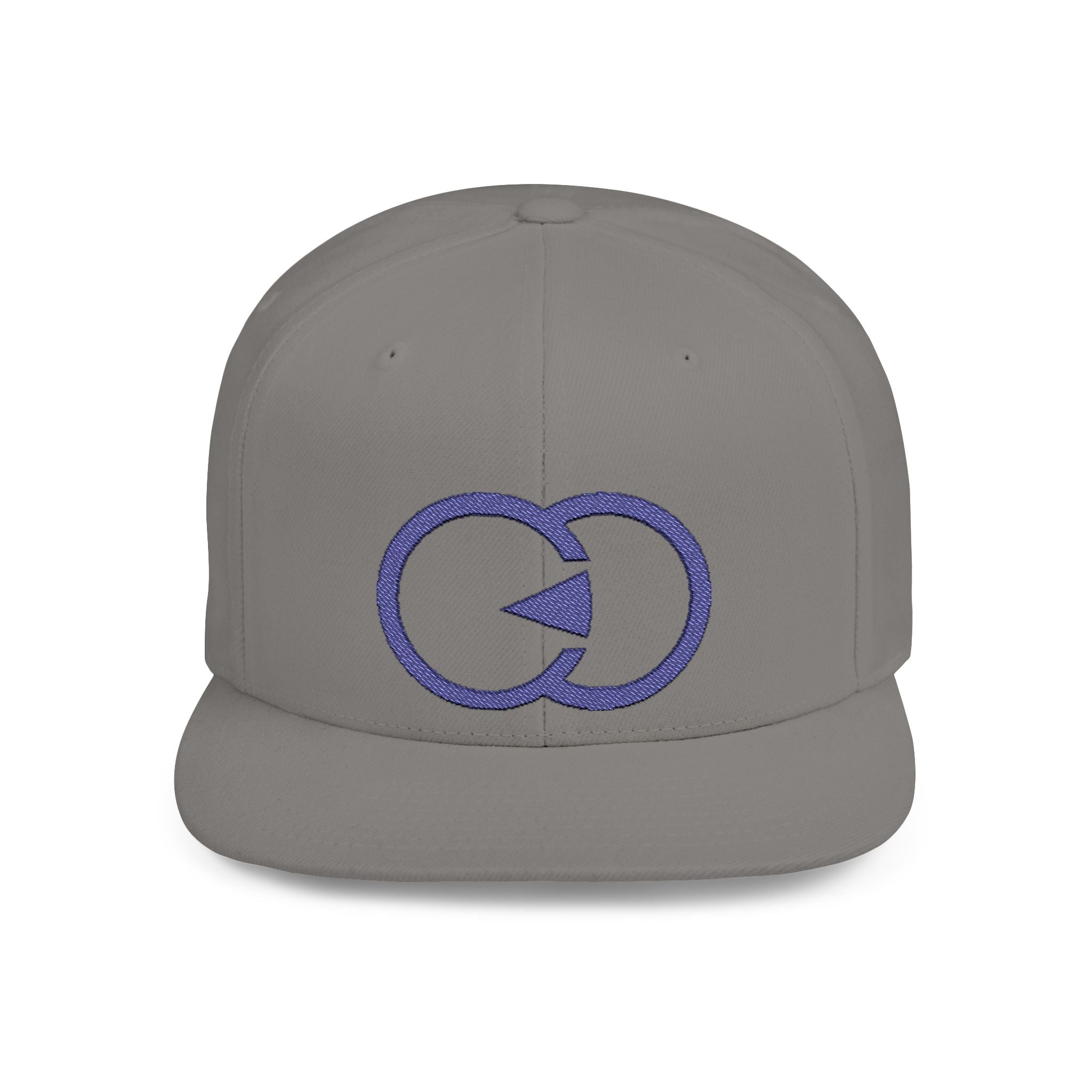 Stylish Flat Bill Snapback Hat with Bold Graphic Design