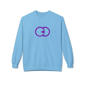 Unisex Softstyle Fleece Crewneck Sweatshirt - Modern Purple Design - G8 Sport