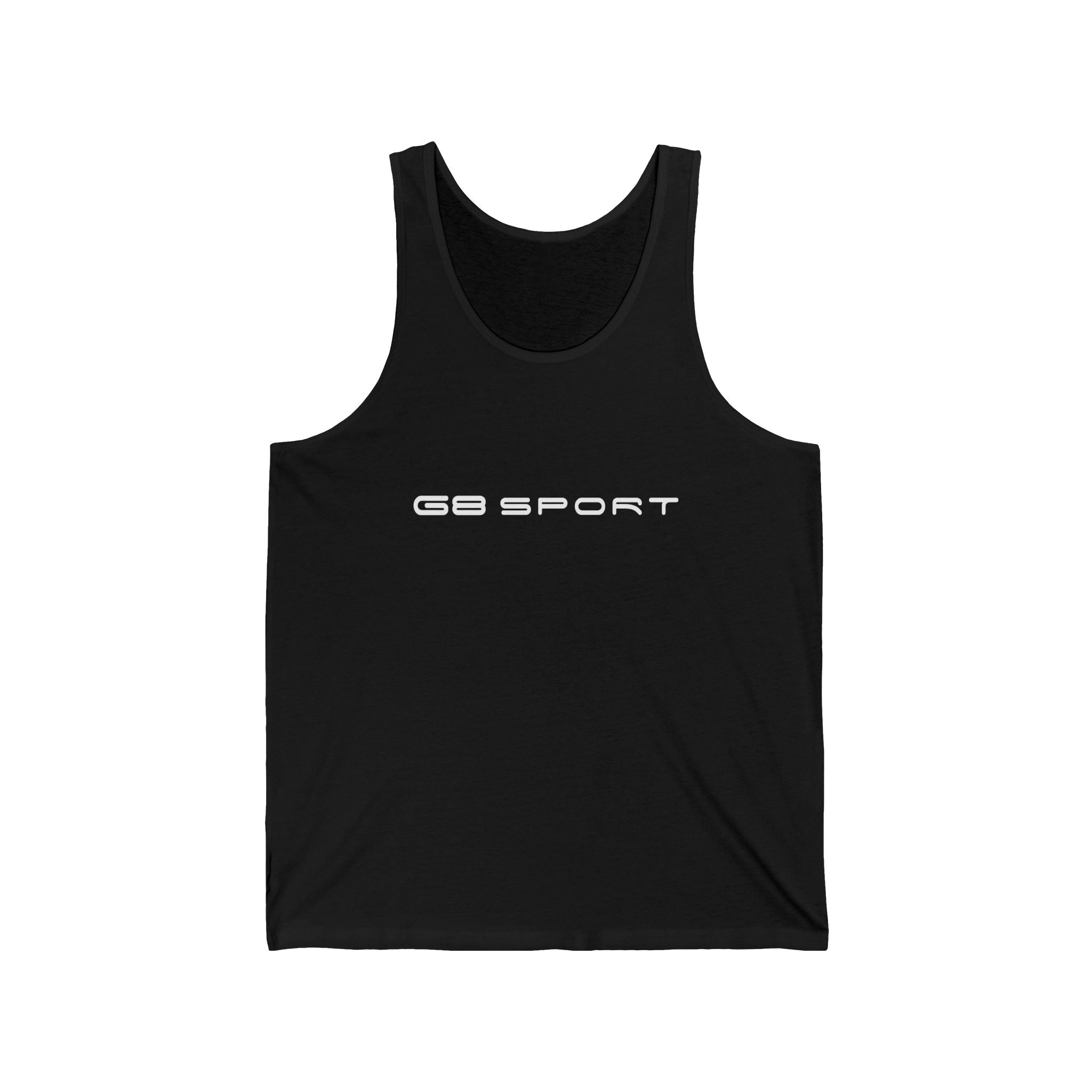 Unisex Jersey Tank Top - G8 Sport Logo - Perfect for Active Lifestyle & Fitness