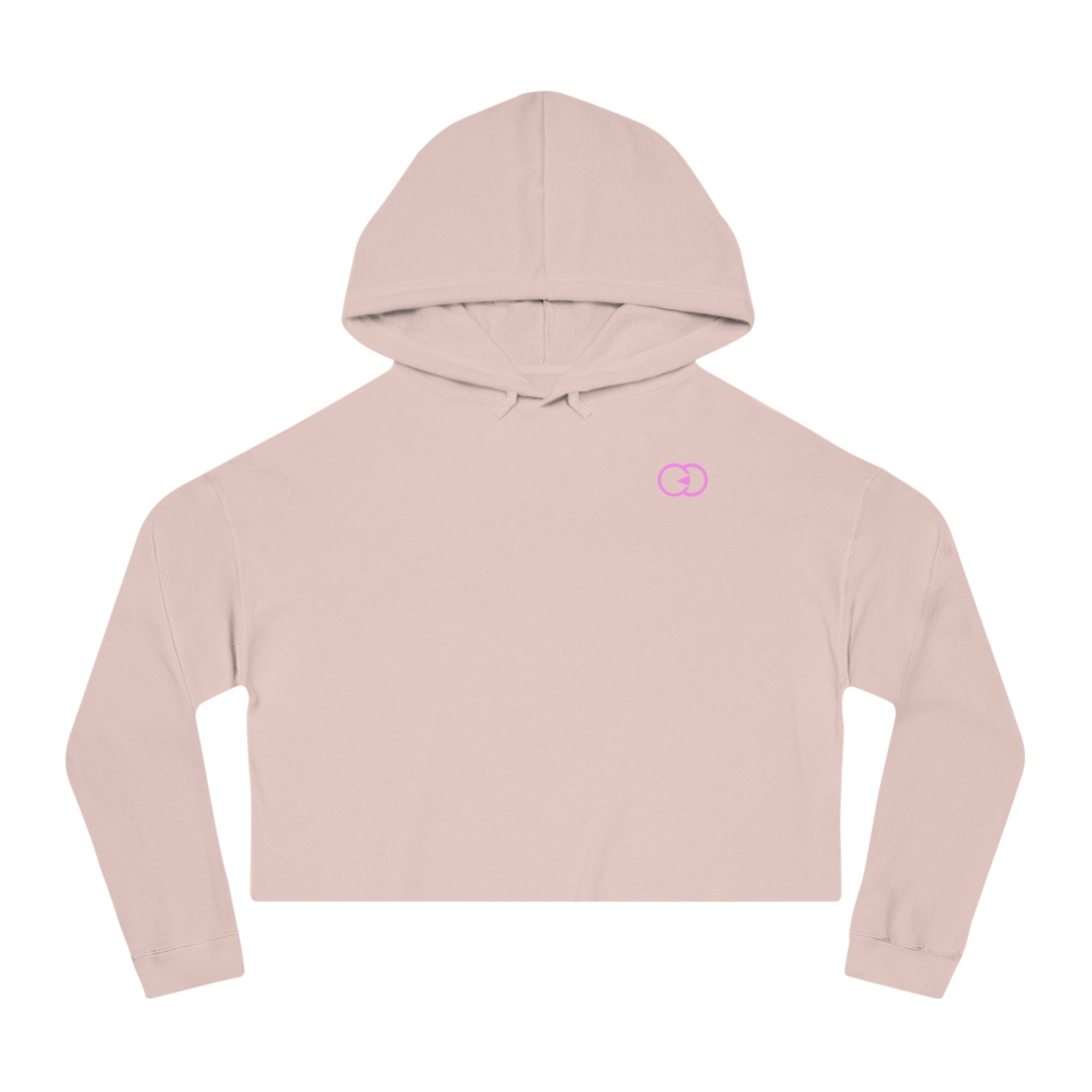 Chic Women's Cropped Hooded Sweatshirt - Stylish Comfort for Everyday Wear