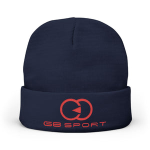 Embroidered Knit Beanie - 68 Sport Logo - Stylish Winter Accessory - G8 Sport