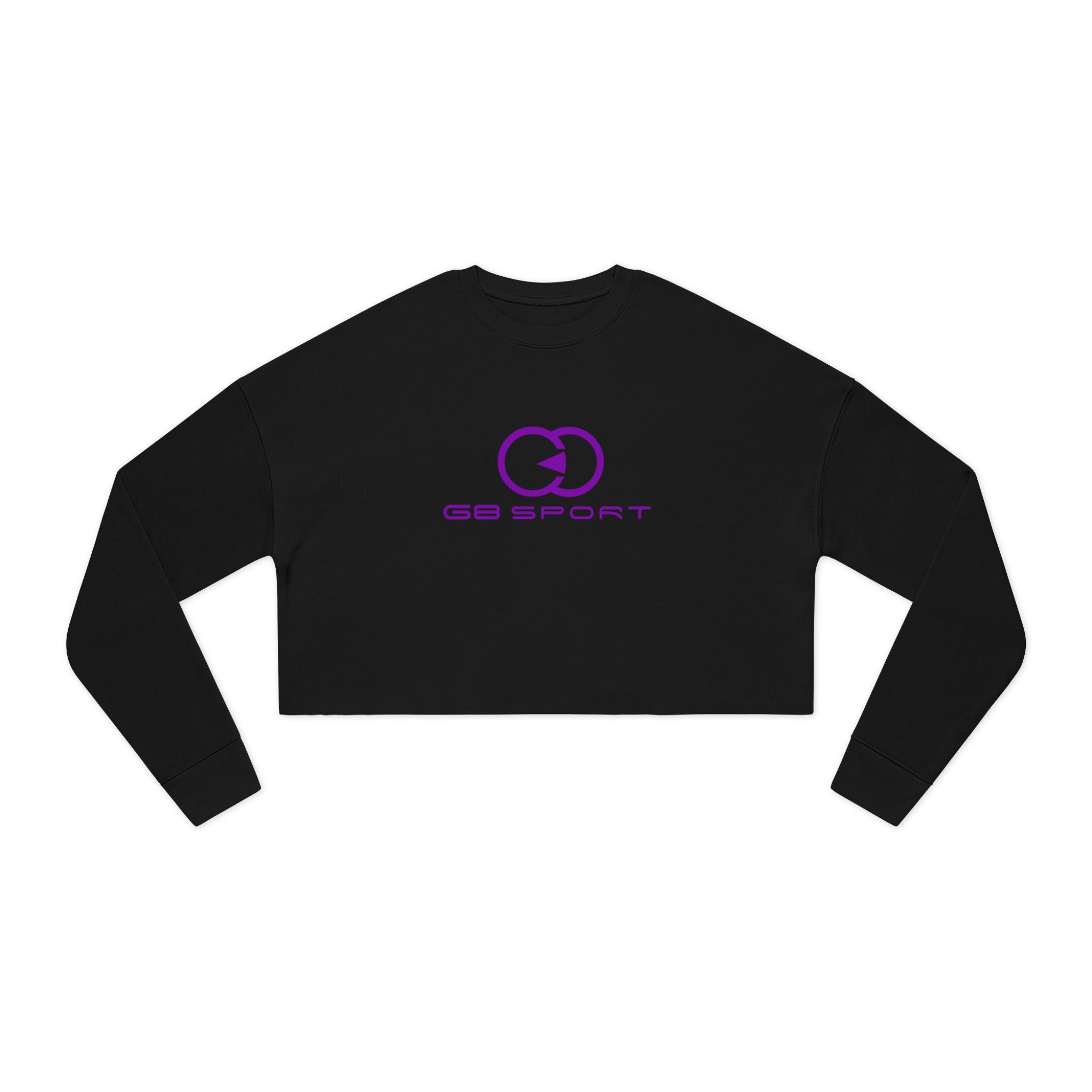 Stylish Women's Cropped Sweatshirt - 68 Sport Design