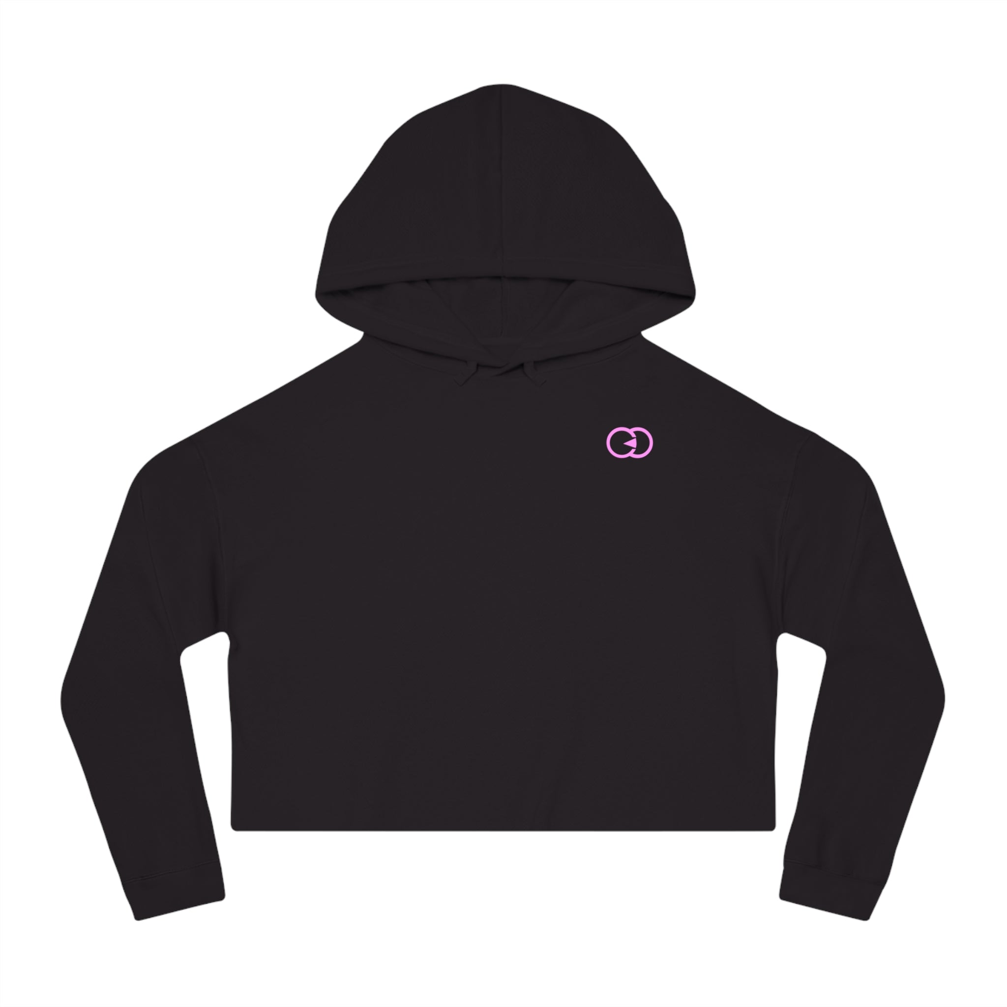 Chic Women's Cropped Hooded Sweatshirt - Stylish Comfort for Everyday Wear