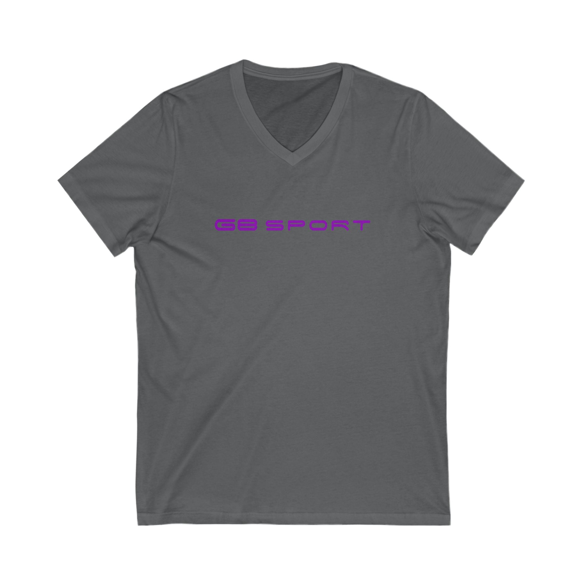 Sporty Unisex V-Neck Tee - G8 SPORT Graphic T-Shirt for Active Lifestyle