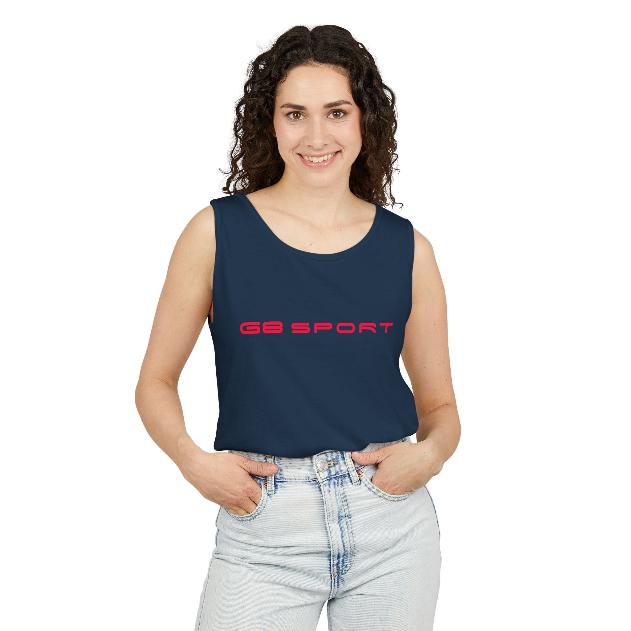 GB Sport Unisex Garment-Dyed Tank Top - Casual Summer Wear