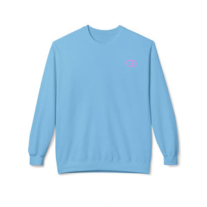 Unisex Softstyle Fleece Crewneck Sweatshirt - Trendy Pink Design - G8 Sport