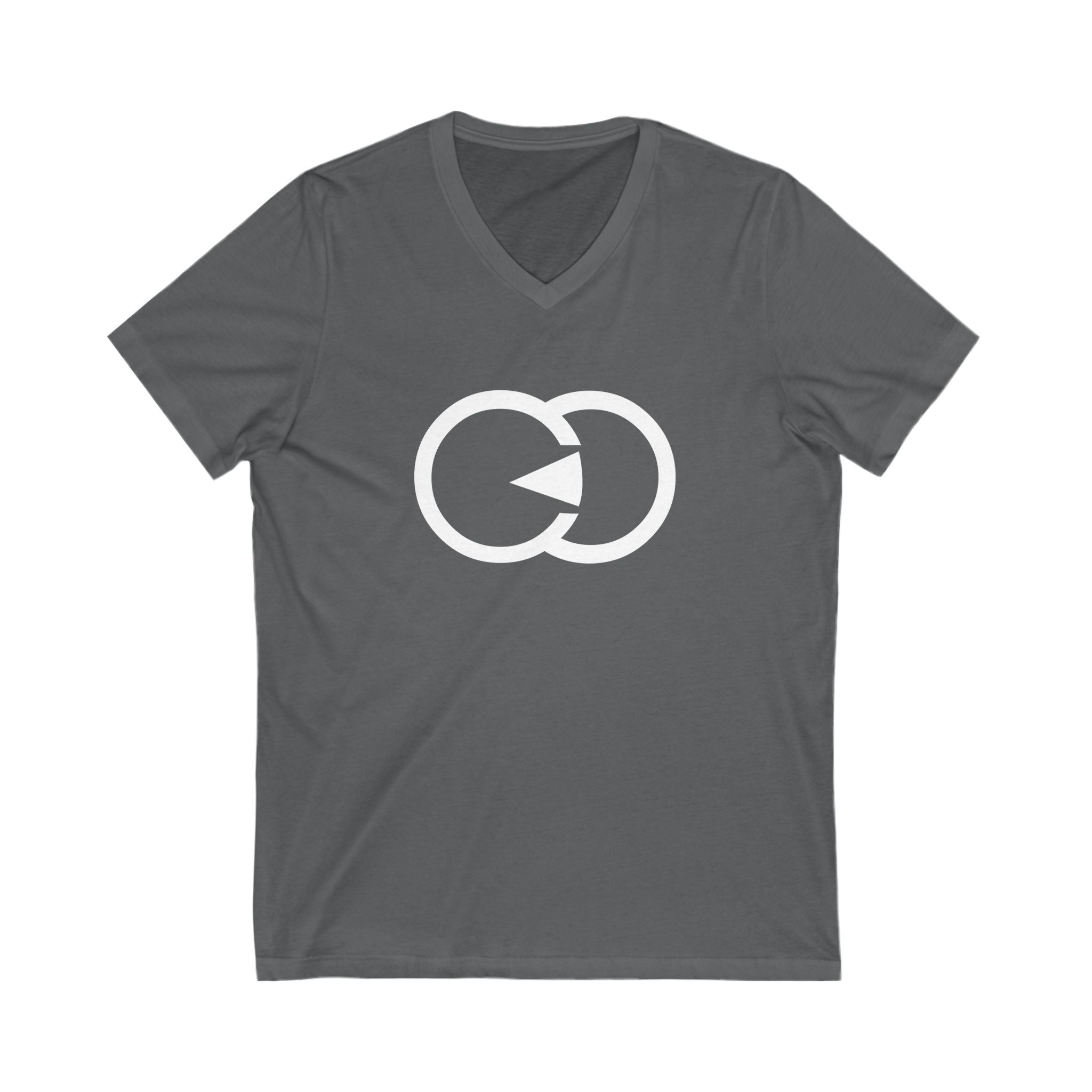 Graphic V-Neck Tee - Modern Unity Design