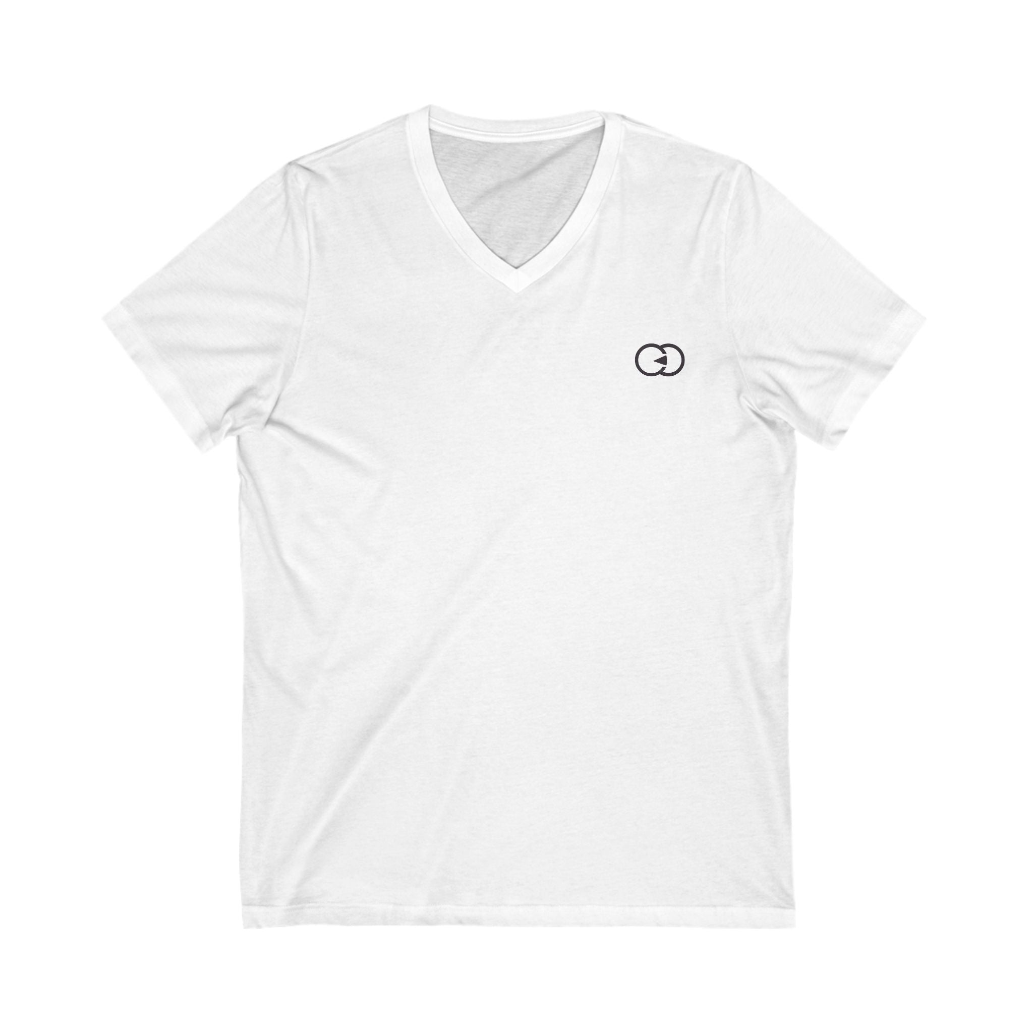 Personalized Unisex V-Neck Tee - Casual Comfort with Minimalist Design