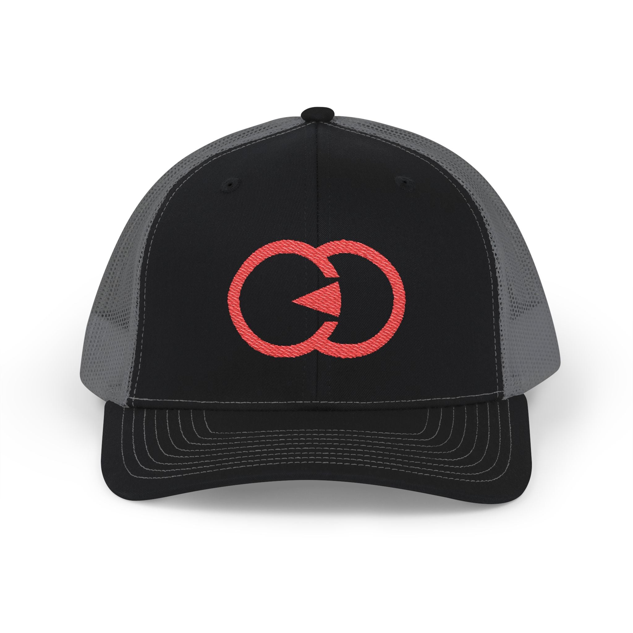 Trendy Snapback Trucker Cap with Embroidered Design