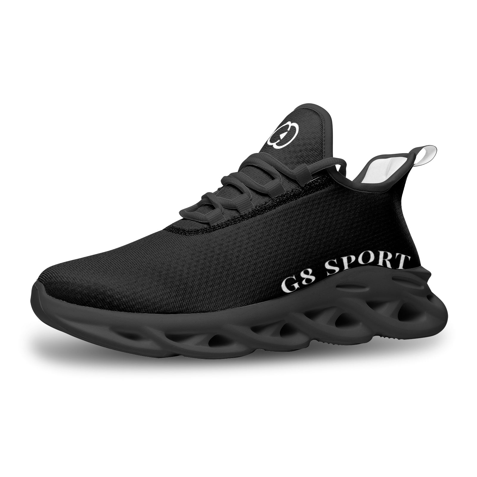 The Sole Spot – Sneakers & Shoes for Everyone Black Unisex Bounce Mesh Knit Sneakers