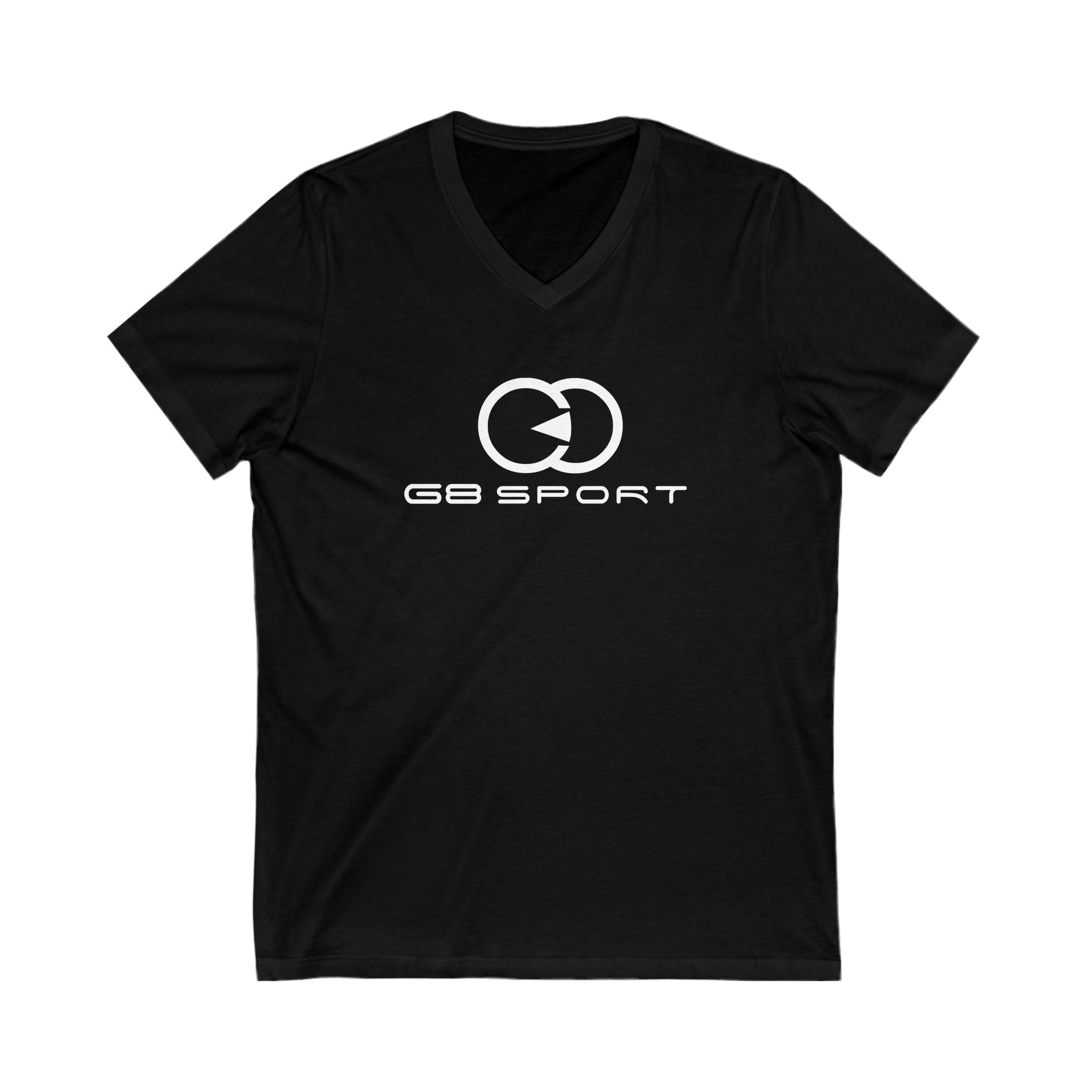 G8 Sport Unisex Short Sleeve V-Neck Tee - Casual Athletic Wear for Every Season