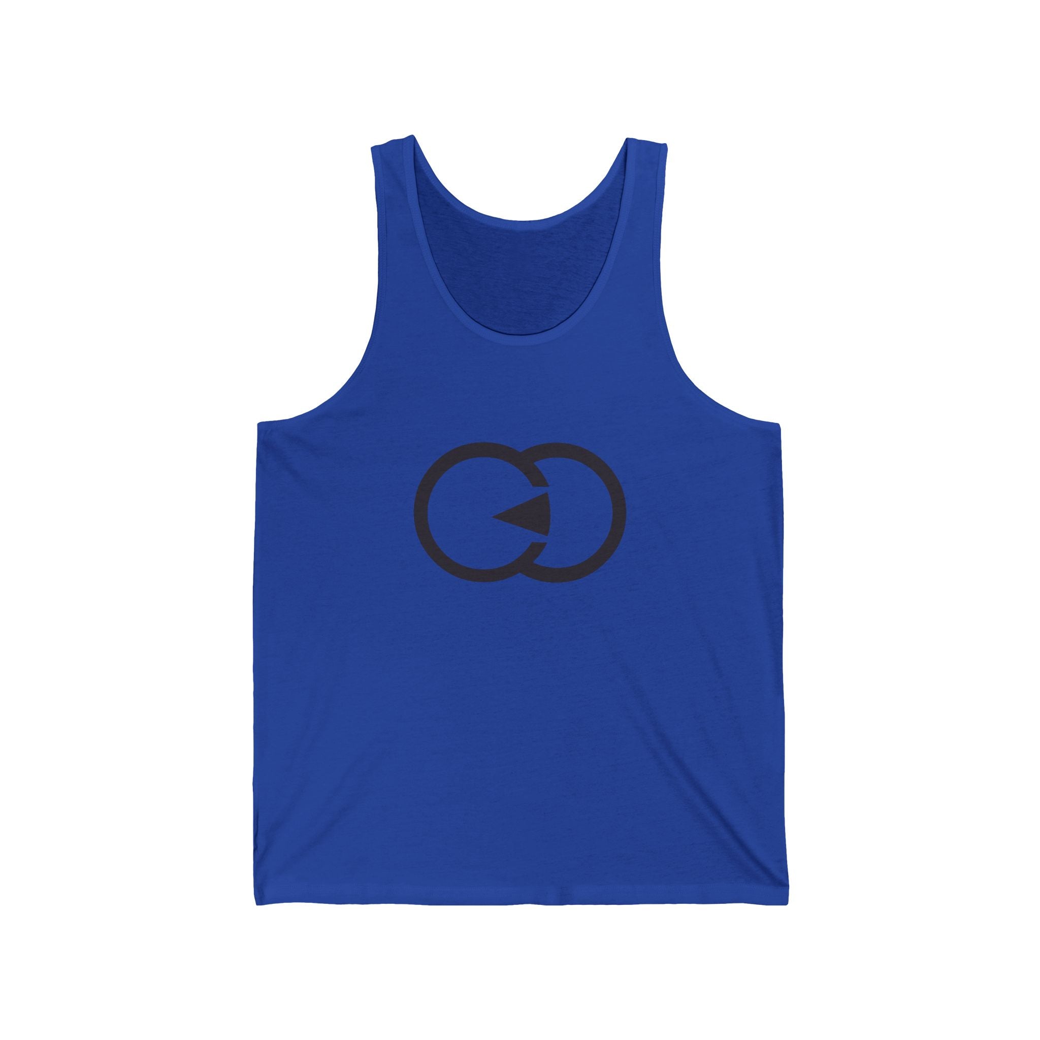 Minimalist Unisex Jersey Tank with Abstract Design