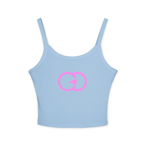 Light blue crop top
