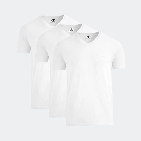Unisex Jersey Short Sleeve V-Neck Multipack Tee