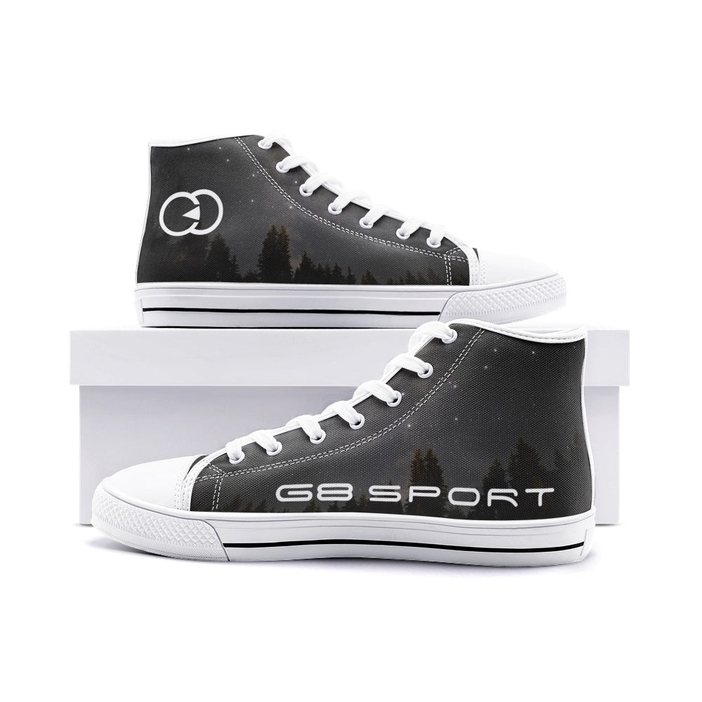 Where Craftsmanship Meets Modern Design Unisex High Top Canvas Shoes