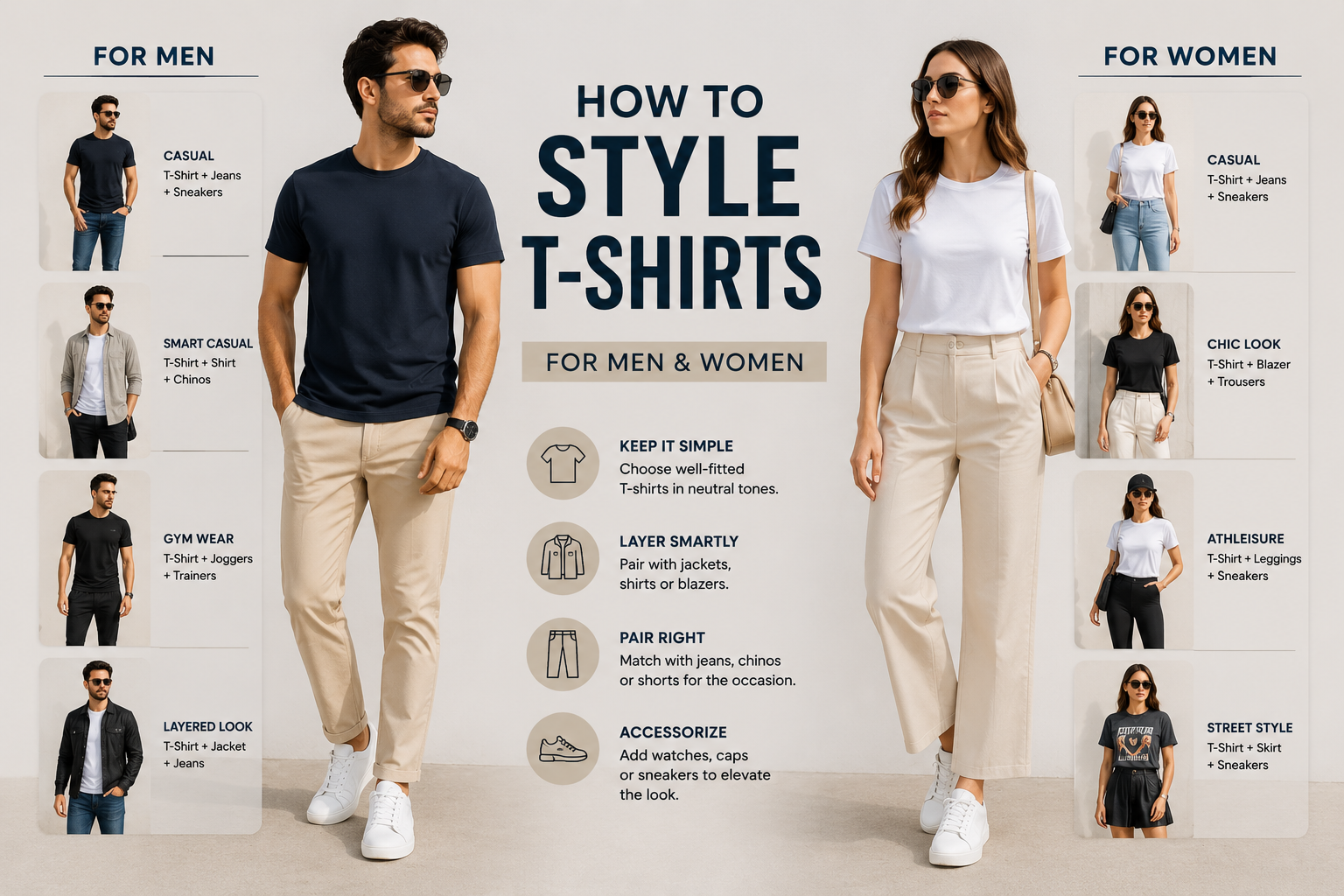 How to Style T-Shirts