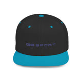 Stylish G8 Sport Flat Bill Snapback Cap - Trendy White Hat for Sport and Casual Wear