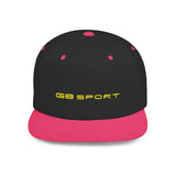 G8 Sport Flat Bill Snapback Cap - Stylish White Hat for Casual Wear