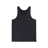 Trendy Unisex Jersey Tank Top with Minimalist Design