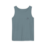 Casual Unisex Garment-Dyed Tank Top - Relaxed Summer Style