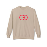 Softstyle Unisex Crewneck Sweatshirt with Modern Graphic Logo