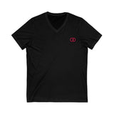 Comfortable Unisex Jersey V-Neck Tee - Minimalist Design