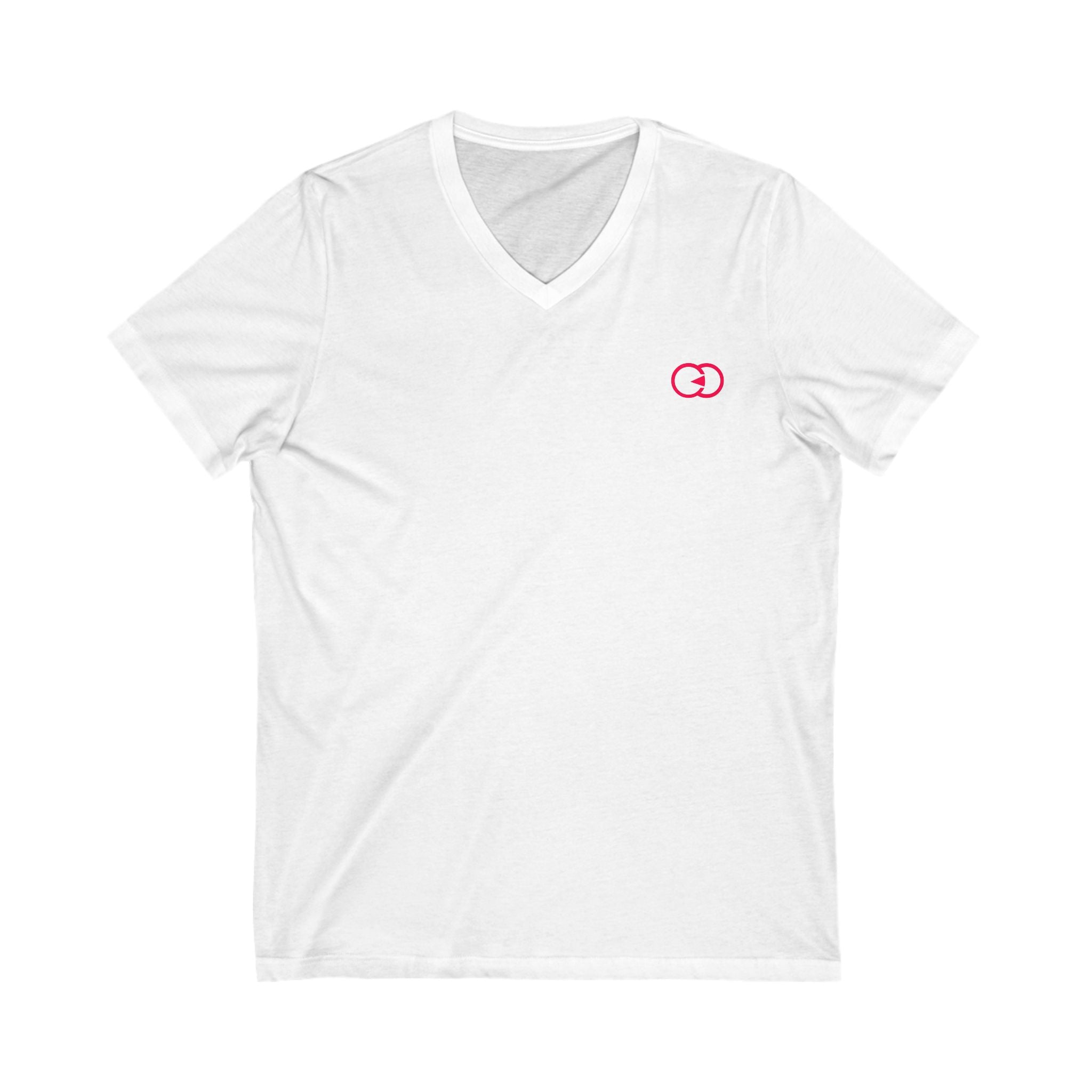 Comfortable Unisex Jersey V-Neck Tee - Minimalist Design