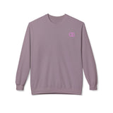 Unisex Softstyle Fleece Crewneck Sweatshirt - Trendy Pink Design