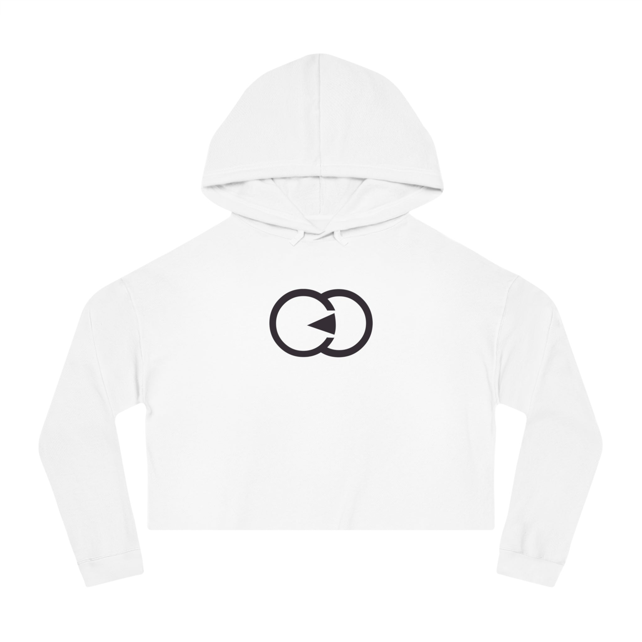 Women's Cropped Hooded Sweatshirt - Chic & Stylish Layering Essential