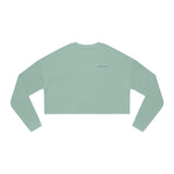 Chic Women's Cropped Sweatshirt - Stylish Comfort for Everyday Wear