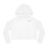 Chic Women's Cropped Hooded Sweatshirt - Stylish and Sporty