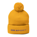 Cozy Pom-Pom Knit Cap - Perfect for Winter Sports & Casual Style