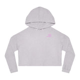 Chic Women’s Cropped Hooded Sweatshirt - Perfect for Athleisure & Casual Wear