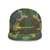 G8 Sport Flat Bill Snapback Cap - Stylish White Hat for Casual Wear