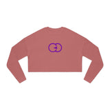 Chic Reversible Cropped Sweatshirt for Women - Stylish Urban Fashion