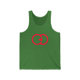 Unisex Jersey Tank Top with Graphic Loop Design - Perfect for Casual Outings or Gym Wear