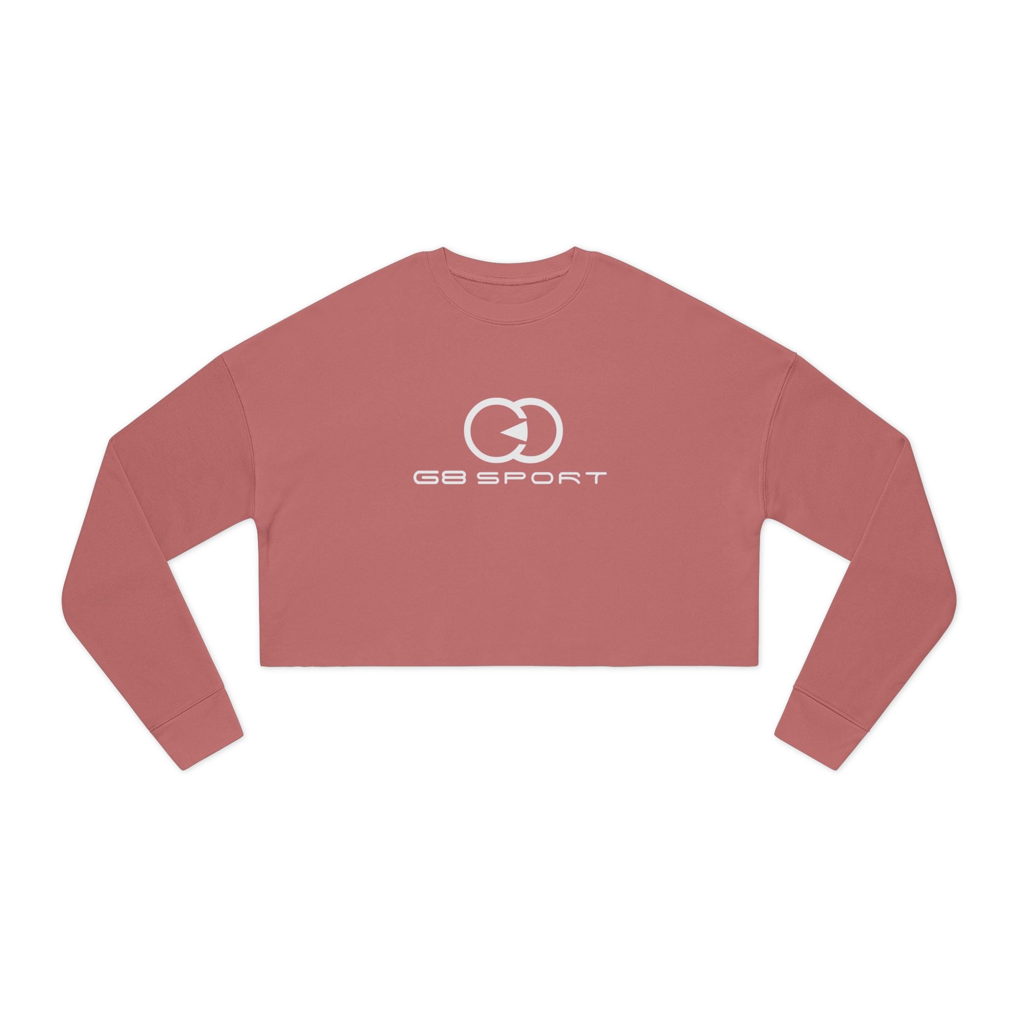 Stylish Women's Cropped Sweatshirt - G8 Sport Logo, Perfect for Casual Outings