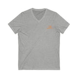 Sporty Unisex V-Neck Tee - Comfortable & Stylish Casual Wear