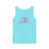 Unisex Garment-Dyed Tank Top - G8 Sport Logo Design for Active Lifestyle