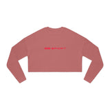 Trendy Women's Cropped Sweatshirt - GB Sport Graphic